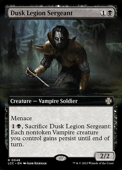 Dusk Legion Sergeant from The Lost Caverns of Ixalan Commander
