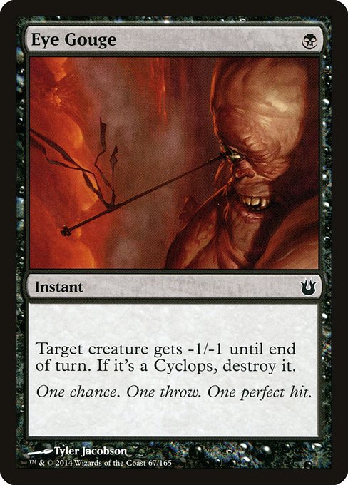 Eye Gouge highlighted card art