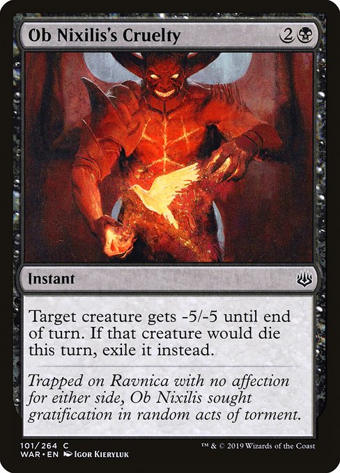 Ob Nixilis's Cruelty from War of the Spark