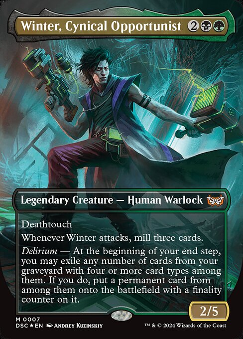 Winter, Cynical Opportunist highlighted card art