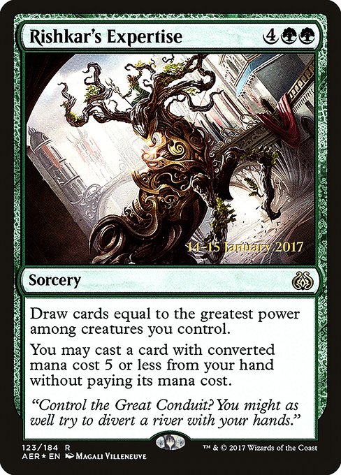 Rishkar's Expertise from Aether Revolt Promos