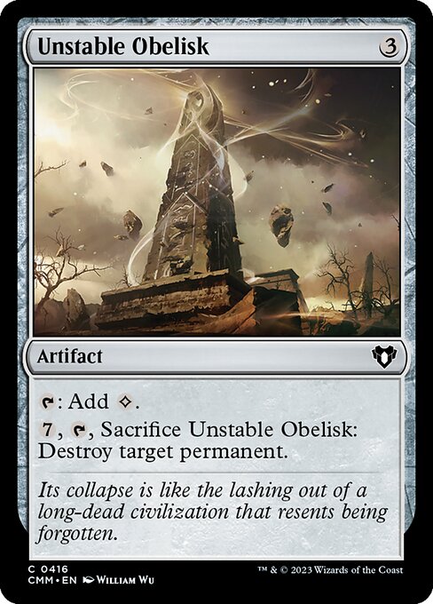 Unstable Obelisk highlighted card art