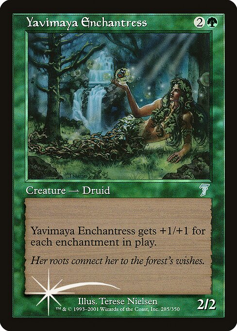 Yavimaya Enchantress from Seventh Edition