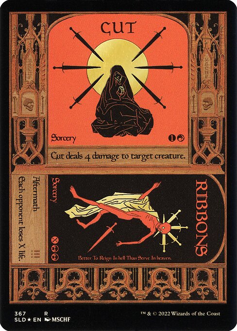 Cut // Ribbons highlighted card art