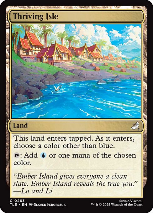 Thriving Isle highlighted card art