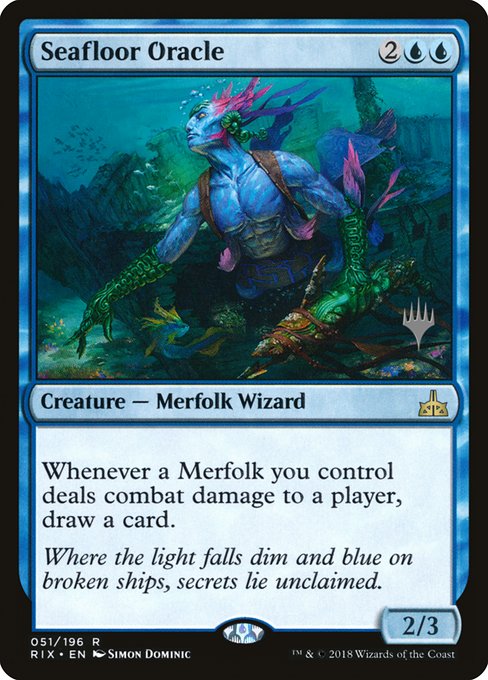 Seafloor Oracle from Rivals of Ixalan Promos