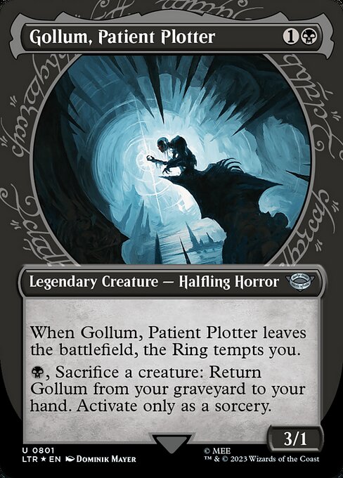 Gollum, Patient Plotter highlighted card art