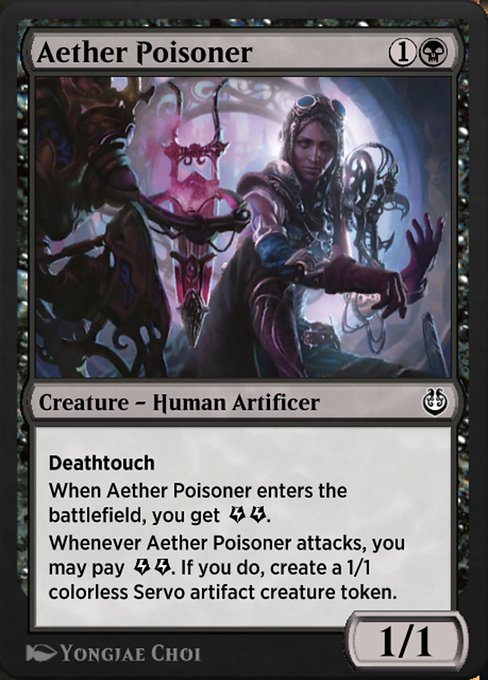 Aether Poisoner highlighted card art