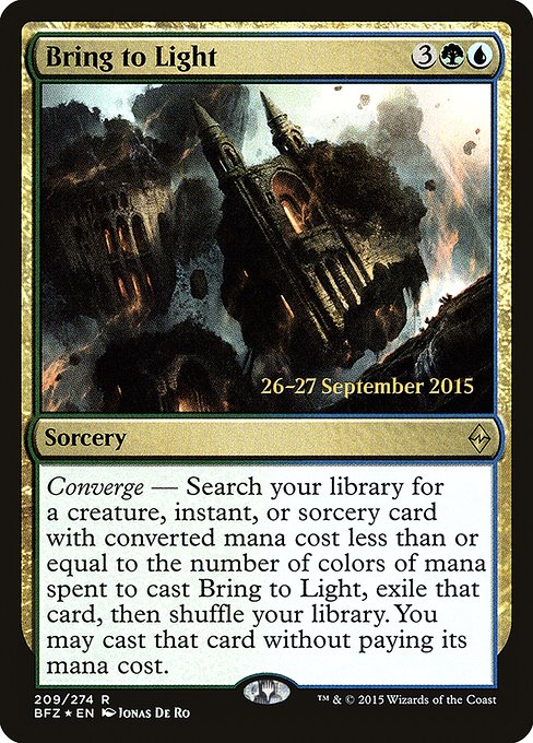 Bring to Light from Battle for Zendikar Promos