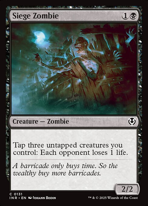 Siege Zombie highlighted card art