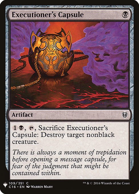 Executioner's Capsule from The List