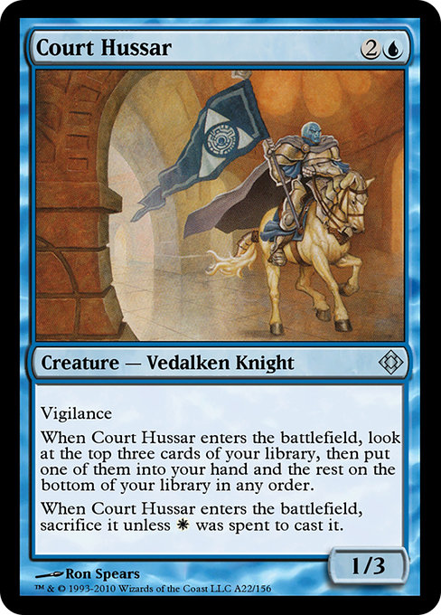 Court Hussar from Magic Online Theme Decks