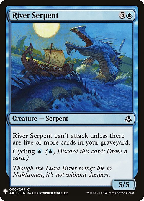 River Serpent highlighted card art