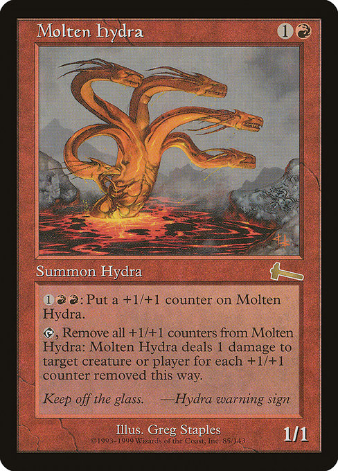 Molten Hydra highlighted card art