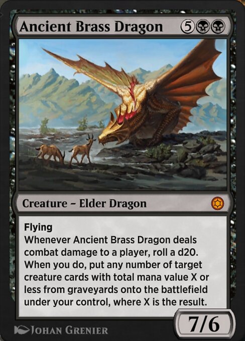 Ancient Brass Dragon highlighted card art