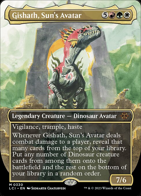 Gishath, Sun's Avatar highlighted card art