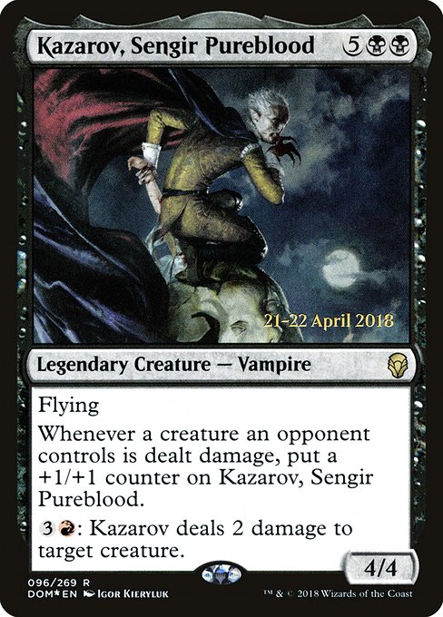 Kazarov, Sengir Pureblood from Dominaria Promos