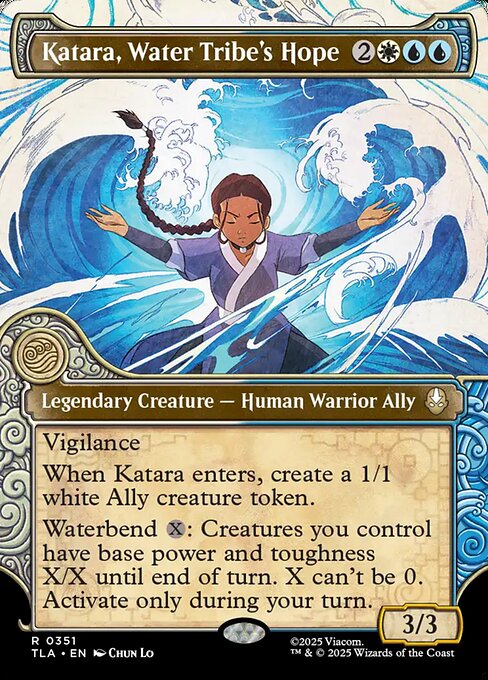 Katara, Water Tribe's Hope highlighted card art