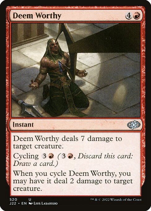 Deem Worthy highlighted card art