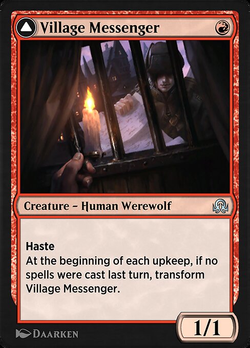 Village Messenger // Moonrise Intruder from Shadows over Innistrad Remastered