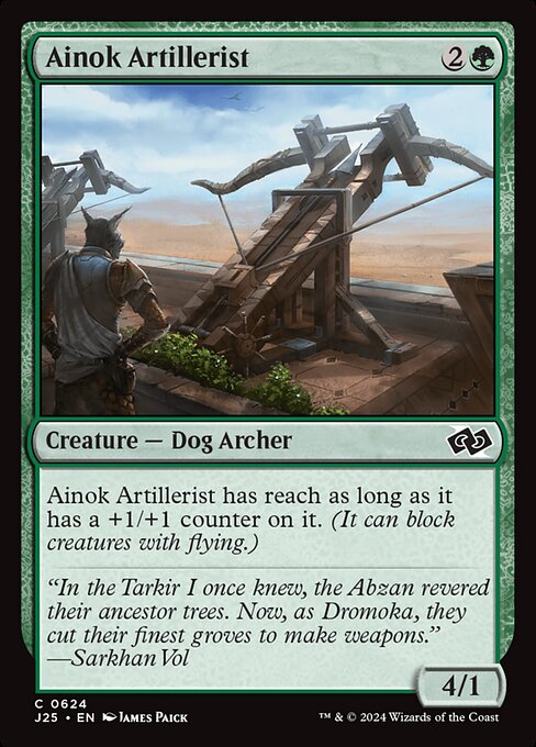 Ainok Artillerist highlighted card art
