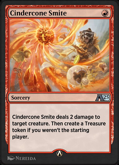 Cindercone Smite highlighted card art