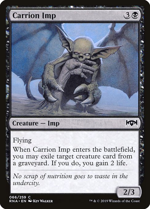Carrion Imp from Ravnica Allegiance