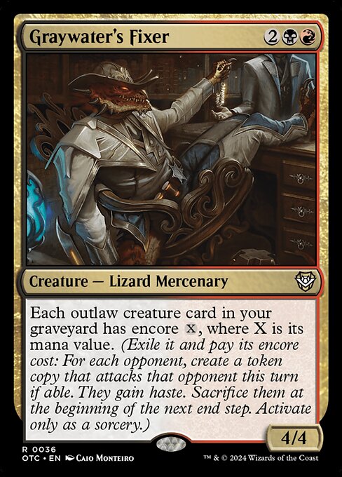 Graywater's Fixer highlighted card art