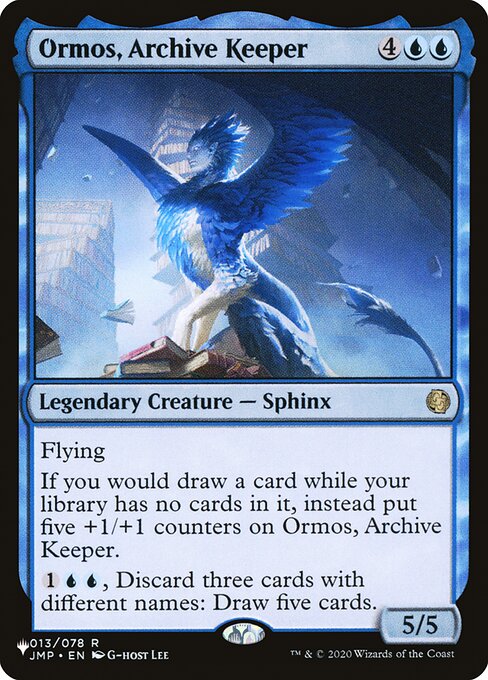 Ormos, Archive Keeper highlighted card art