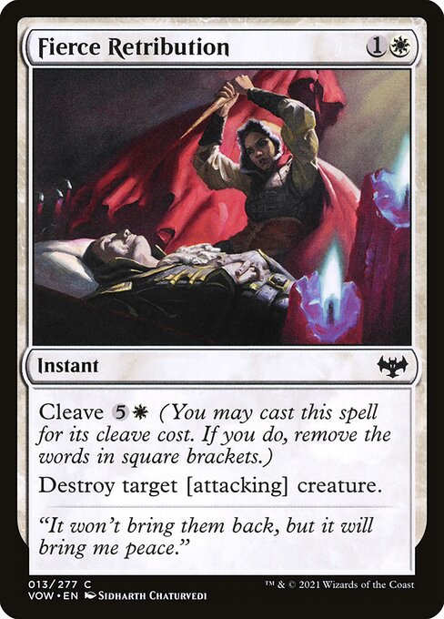 Fierce Retribution from Innistrad: Crimson Vow
