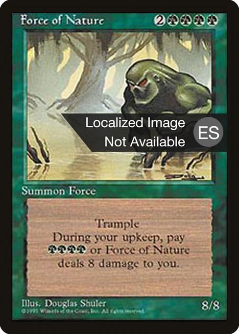 Force of Nature from Fourth Edition Foreign Black Border