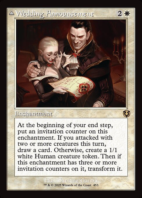 Wedding Announcement // Wedding Festivity from Innistrad Remastered