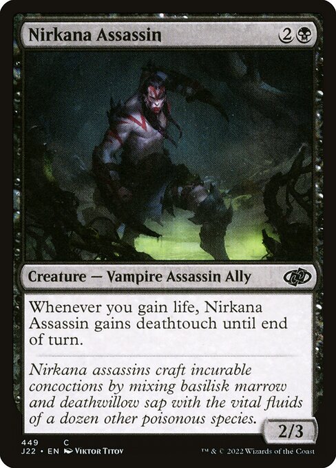 Nirkana Assassin highlighted card art