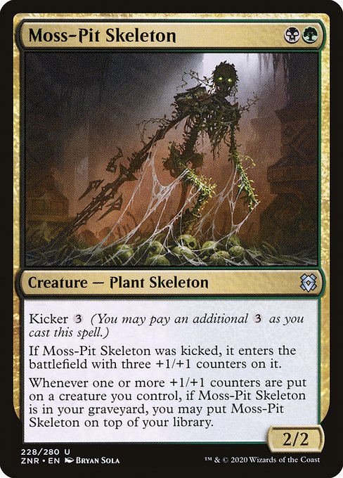Moss-Pit Skeleton highlighted card art