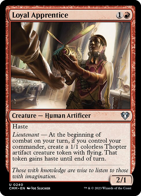 Loyal Apprentice from Commander Masters