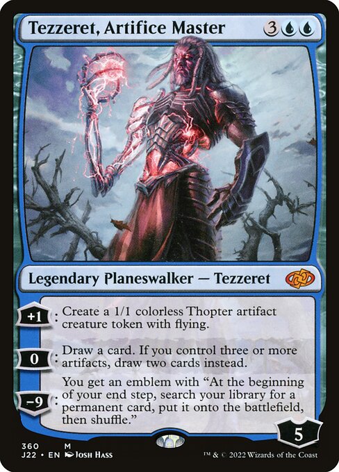 Tezzeret, Artifice Master highlighted card art