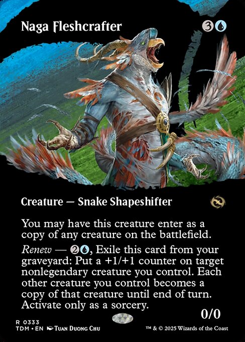 Naga Fleshcrafter from Tarkir: Dragonstorm