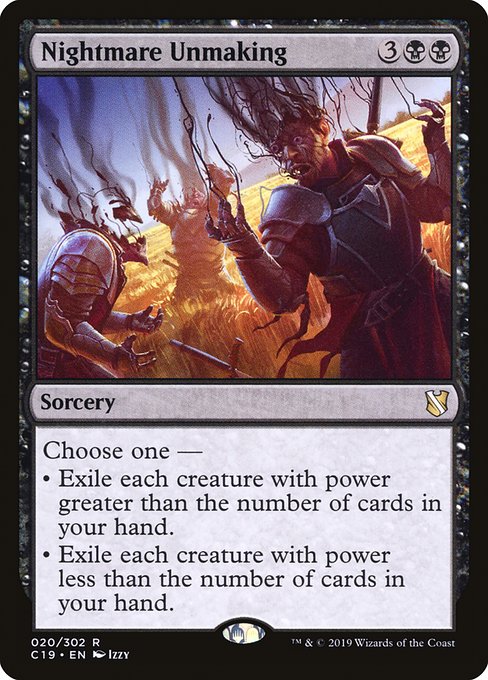 Nightmare Unmaking from Commander 2019