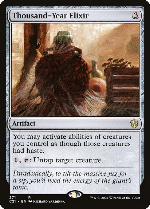 Thousand-Year Elixir from Commander 2021
