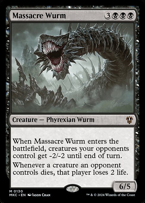 Massacre Wurm from Murders at Karlov Manor Commander
