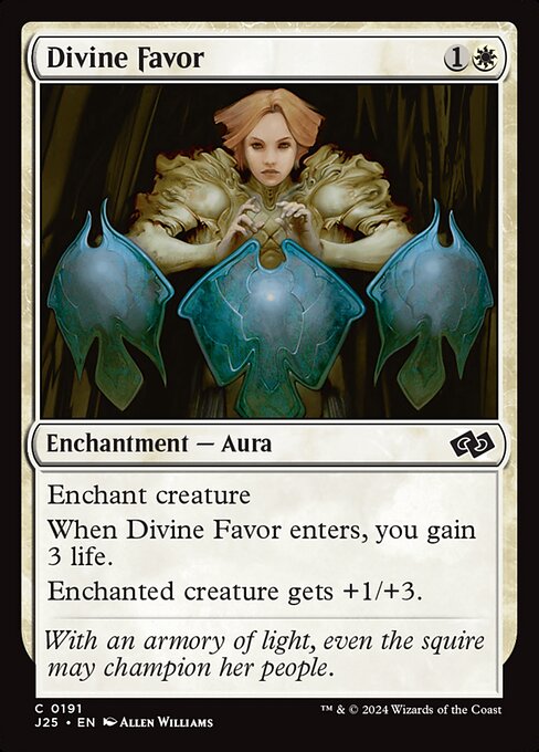 Divine Favor highlighted card art