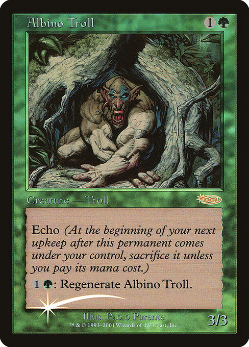 Albino Troll from Friday Night Magic 2002