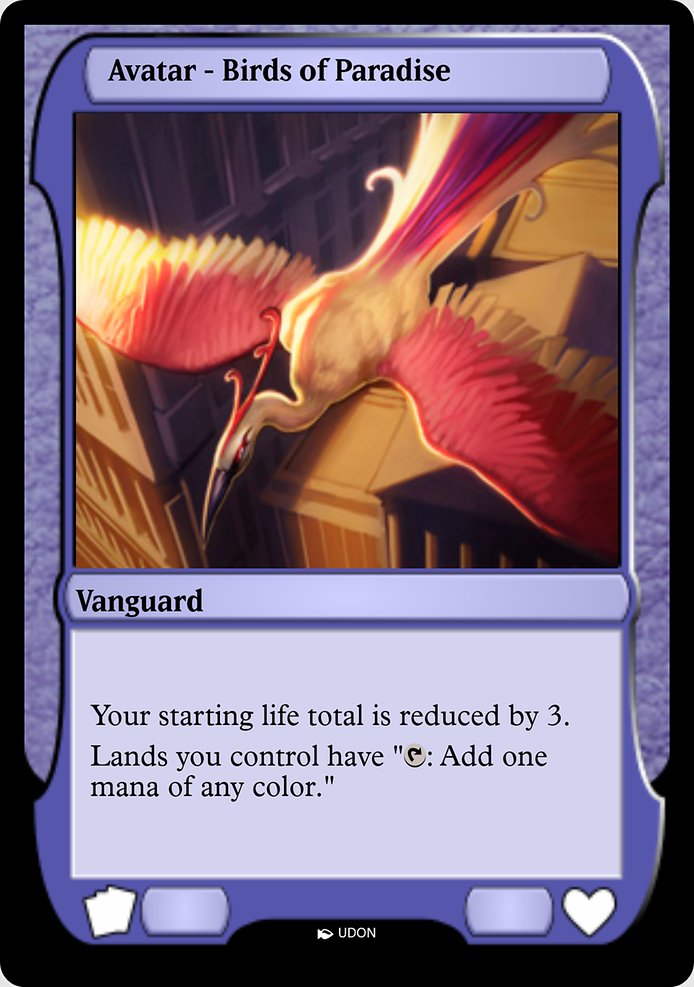Birds of Paradise Avatar from Magic Online Avatars