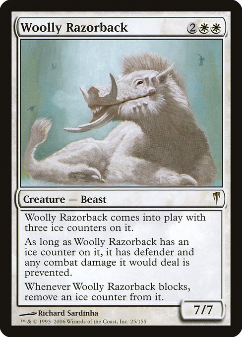 Woolly Razorback highlighted card art