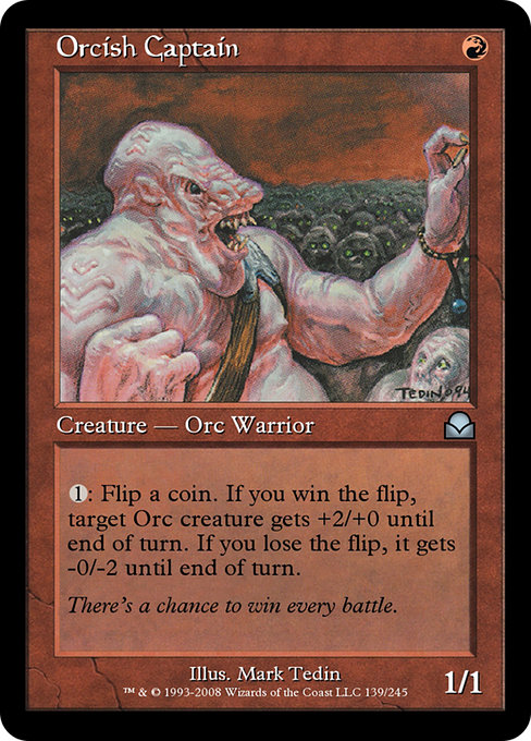 Orcish Captain highlighted card art