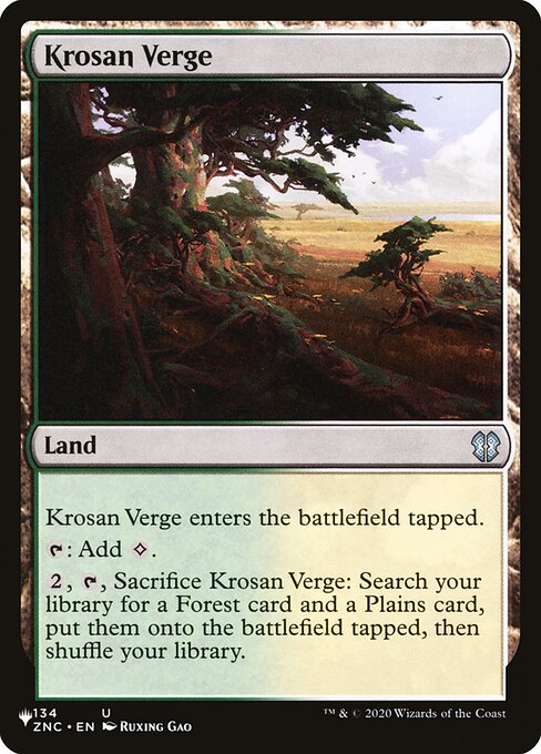 Krosan Verge from The List