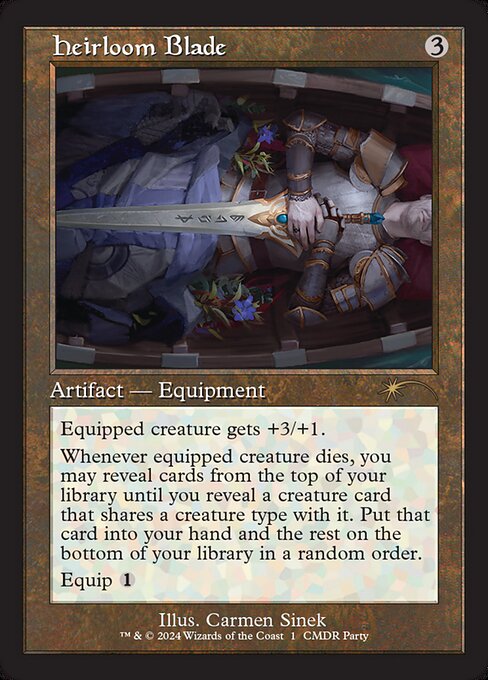 Heirloom Blade highlighted card art