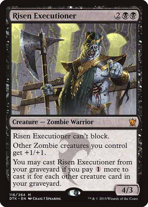 Risen Executioner highlighted card art