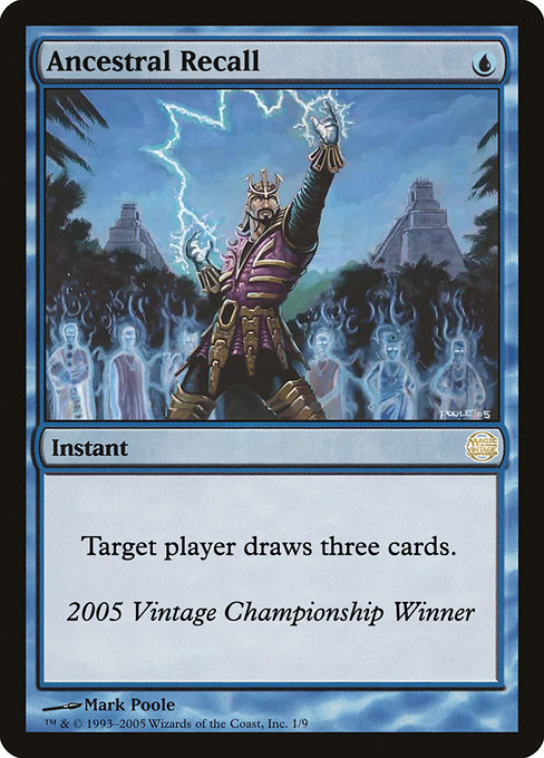 Ancestral Recall from Vintage Championship