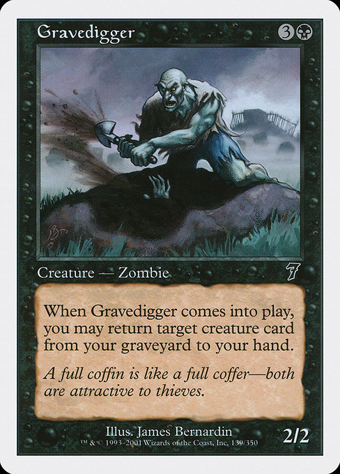 Gravedigger from Seventh Edition